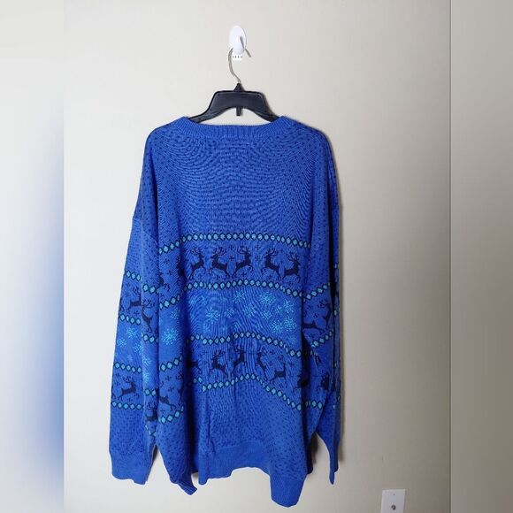 Tipsy Elves Men's Bud Light Beer Light Up Ugly Christmas Lights Crew Sweater 4XL - Picture 7 of 7